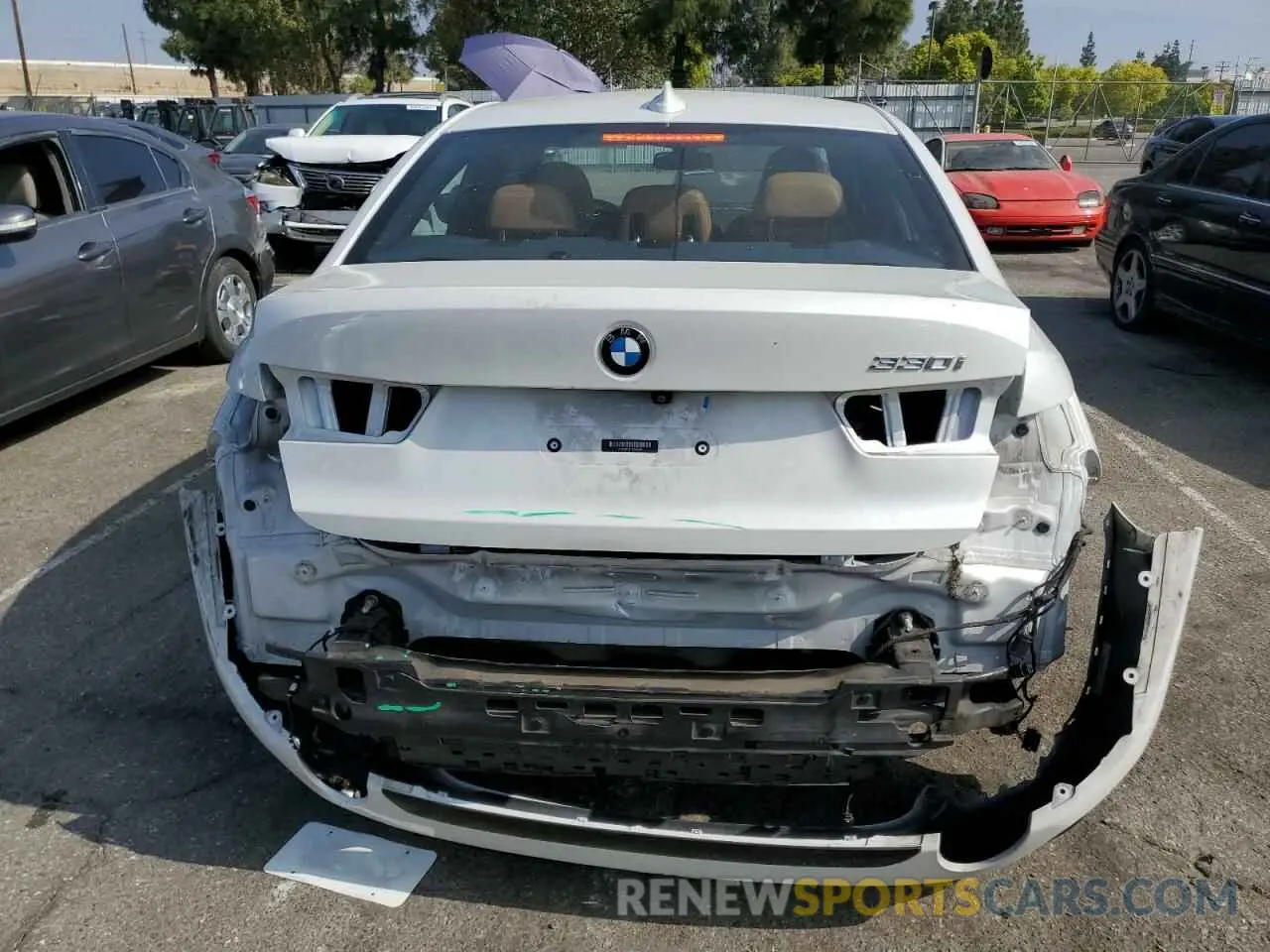 6 Фотография поврежденного автомобиля WBA5R1C01LFH42423 BMW 3 SERIES 2020