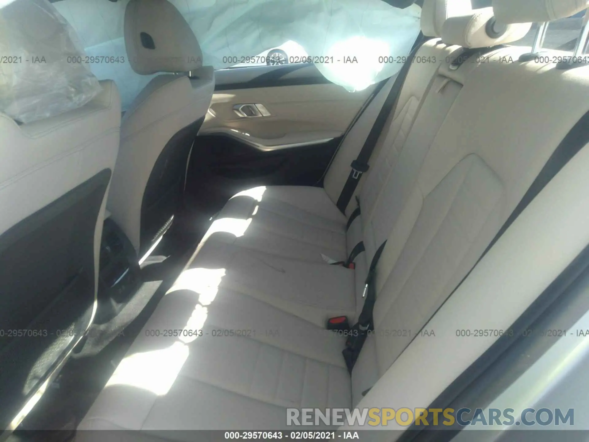 8 Фотография поврежденного автомобиля WBA5R1C04LFJ19195 BMW 3 SERIES 2020