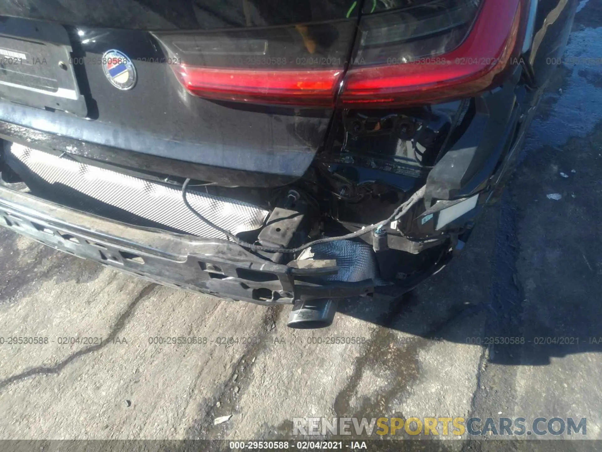 6 Photograph of a damaged car WBA5R7C05LFH47997 BMW 3 SERIES 2020