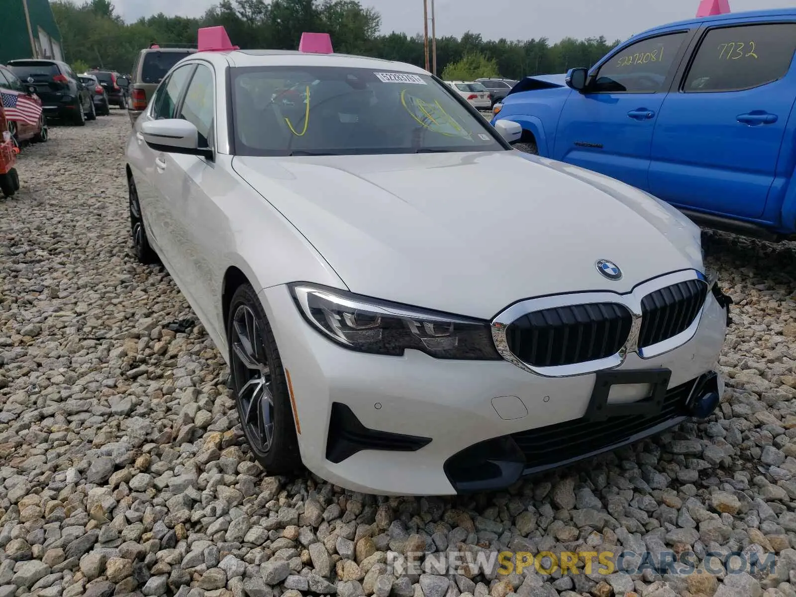 1 Photograph of a damaged car WBA5R7C08LFH46889 BMW 3 SERIES 2020