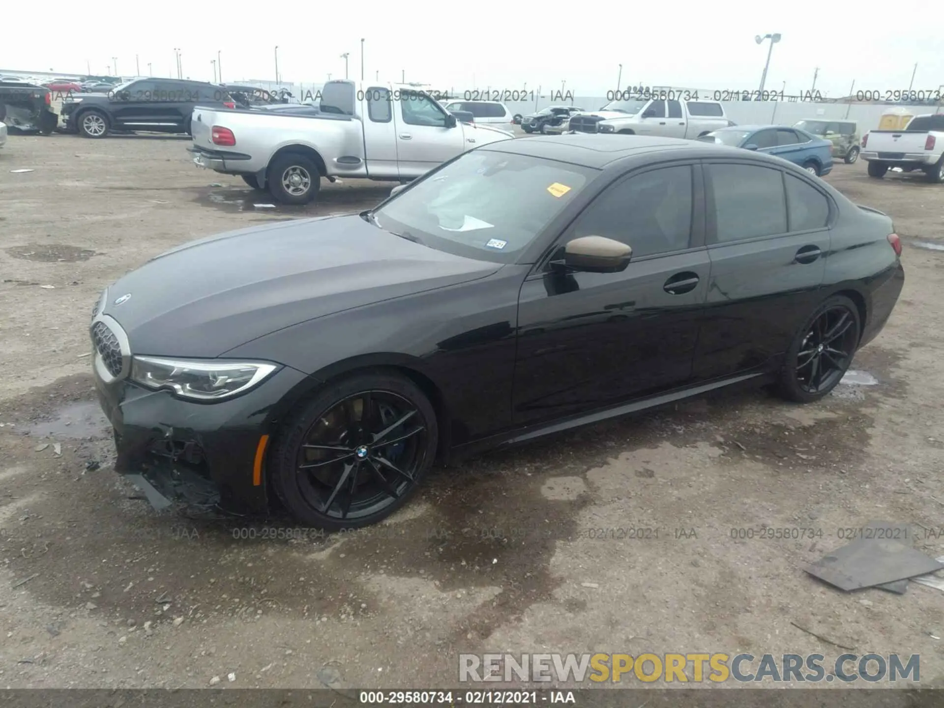 2 Photograph of a damaged car WBA5U7C02LFH16950 BMW 3 SERIES 2020