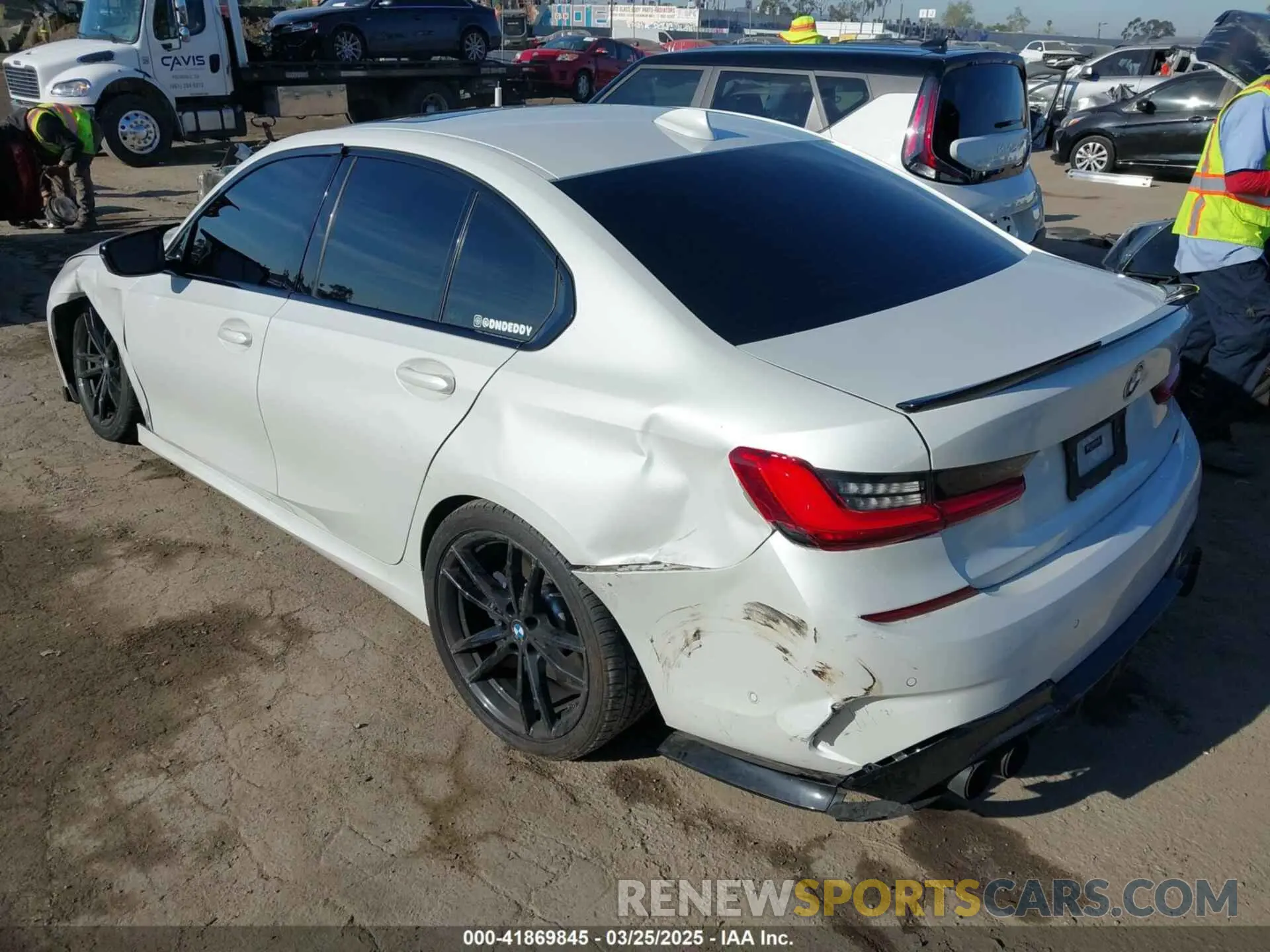 3 Фотография поврежденного автомобиля WBA5U7C02LFH69972 BMW 3 SERIES 2020
