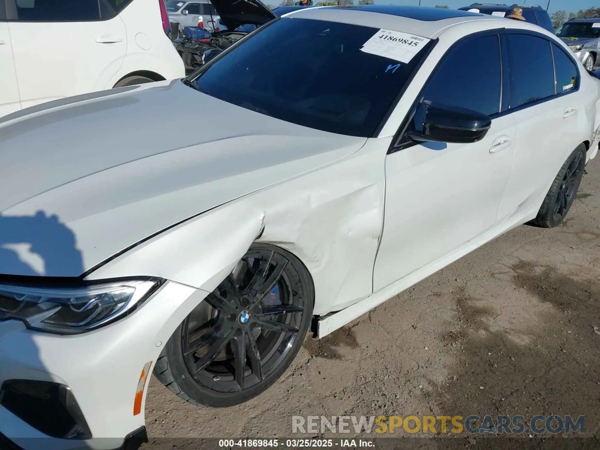 6 Фотография поврежденного автомобиля WBA5U7C02LFH69972 BMW 3 SERIES 2020