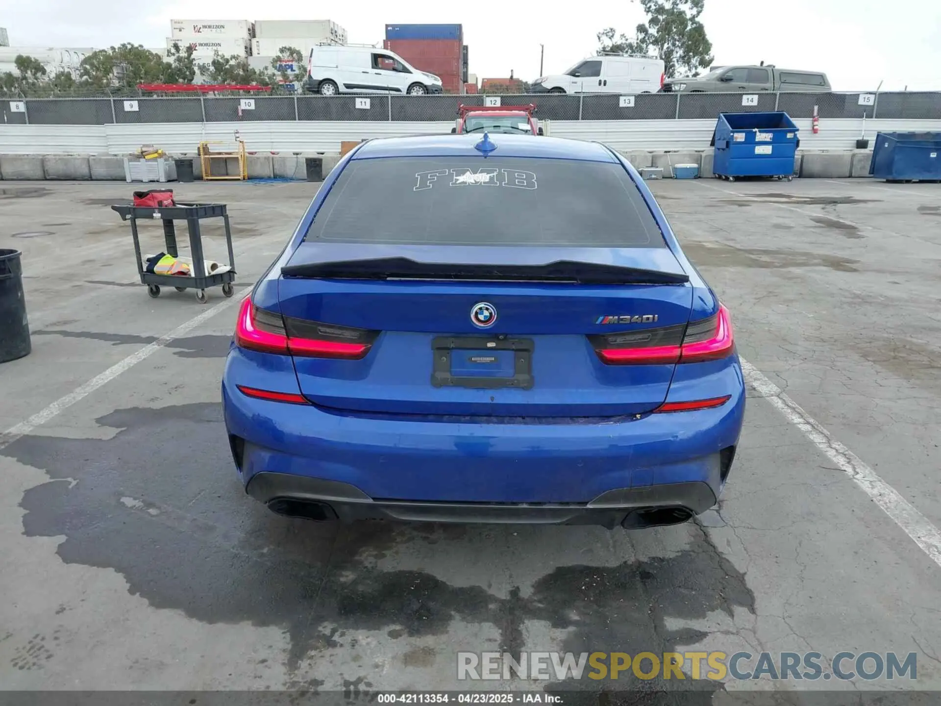 16 Фотография поврежденного автомобиля WBA5U7C05LAF54180 BMW 3 SERIES 2020