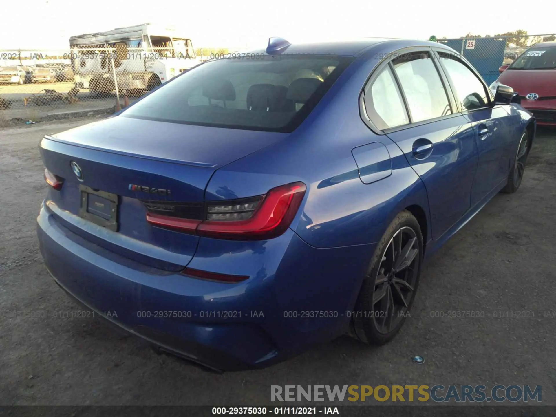 4 Photograph of a damaged car WBA5U7C09LFH27041 BMW 3 SERIES 2020