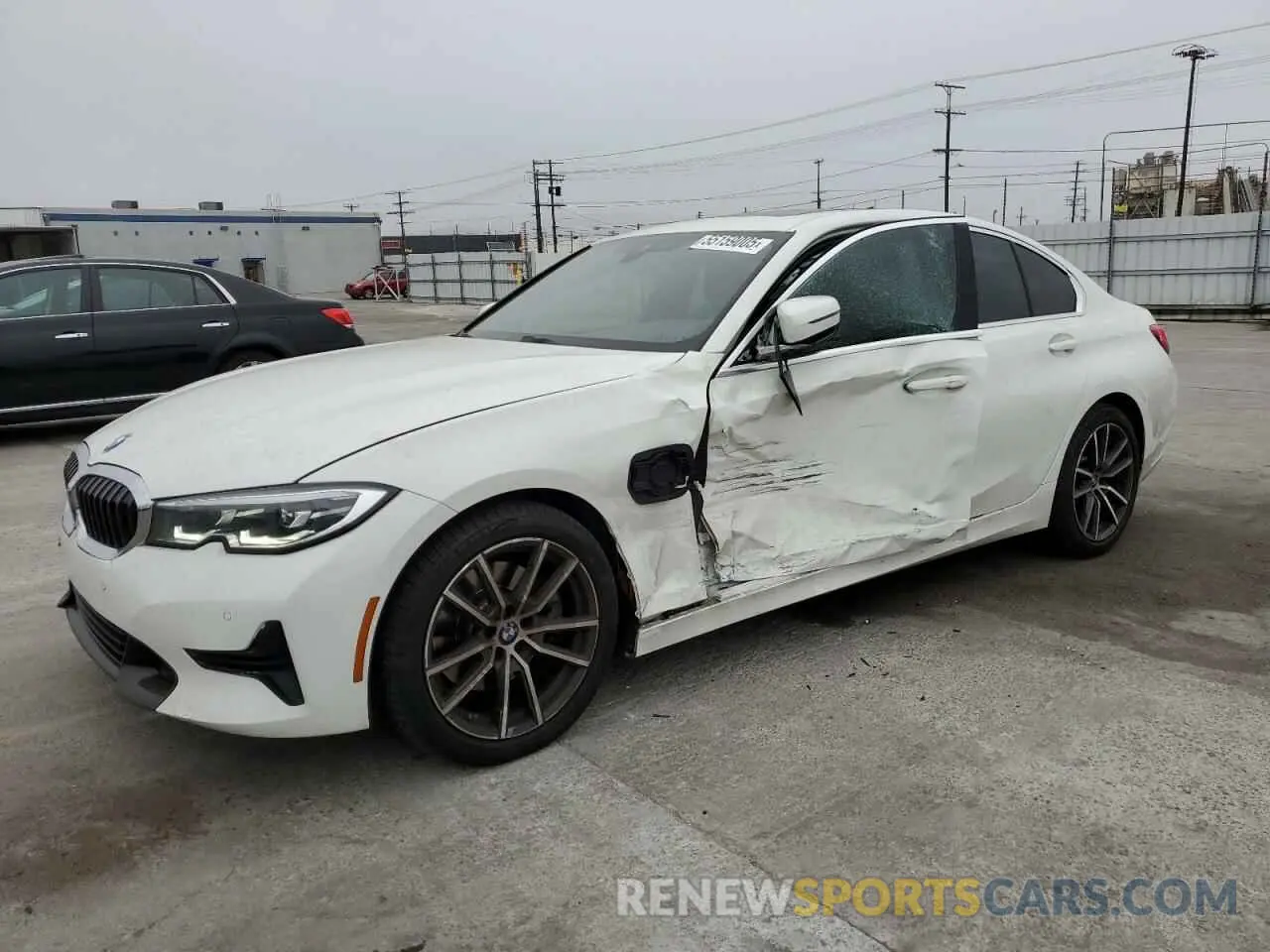 1 Photograph of a damaged car 3MW5P7J07M8B78246 BMW 3 SERIES 2021