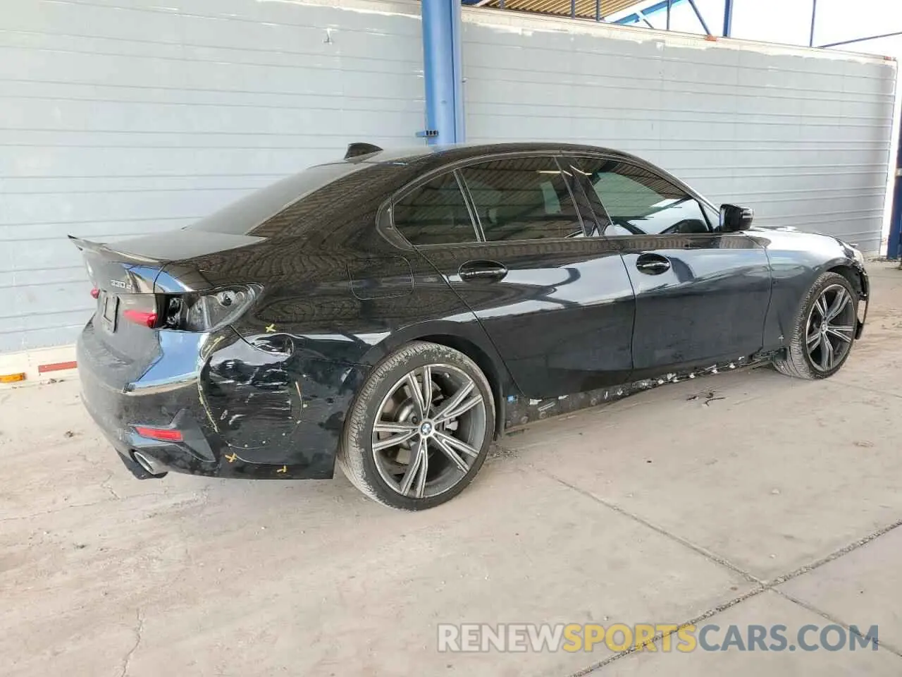 3 Фотография поврежденного автомобиля 3MW5P7J08M8B54313 BMW 3 SERIES 2021