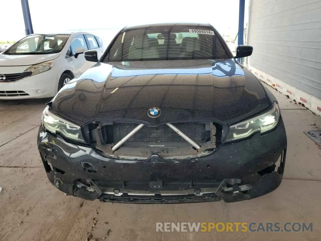 5 Фотография поврежденного автомобиля 3MW5P7J08M8B54313 BMW 3 SERIES 2021