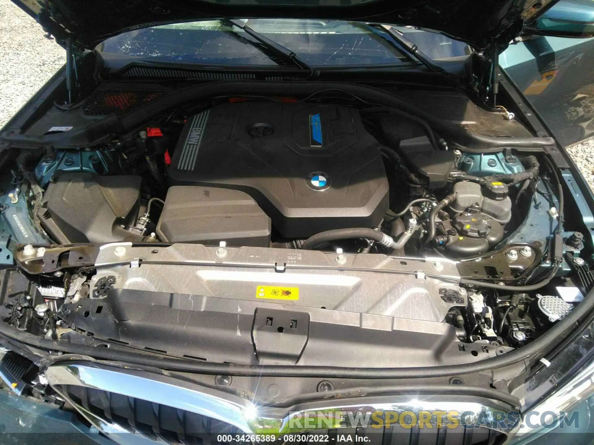 10 Фотография поврежденного автомобиля 3MW5P9J07M8C06767 BMW 3 SERIES 2021
