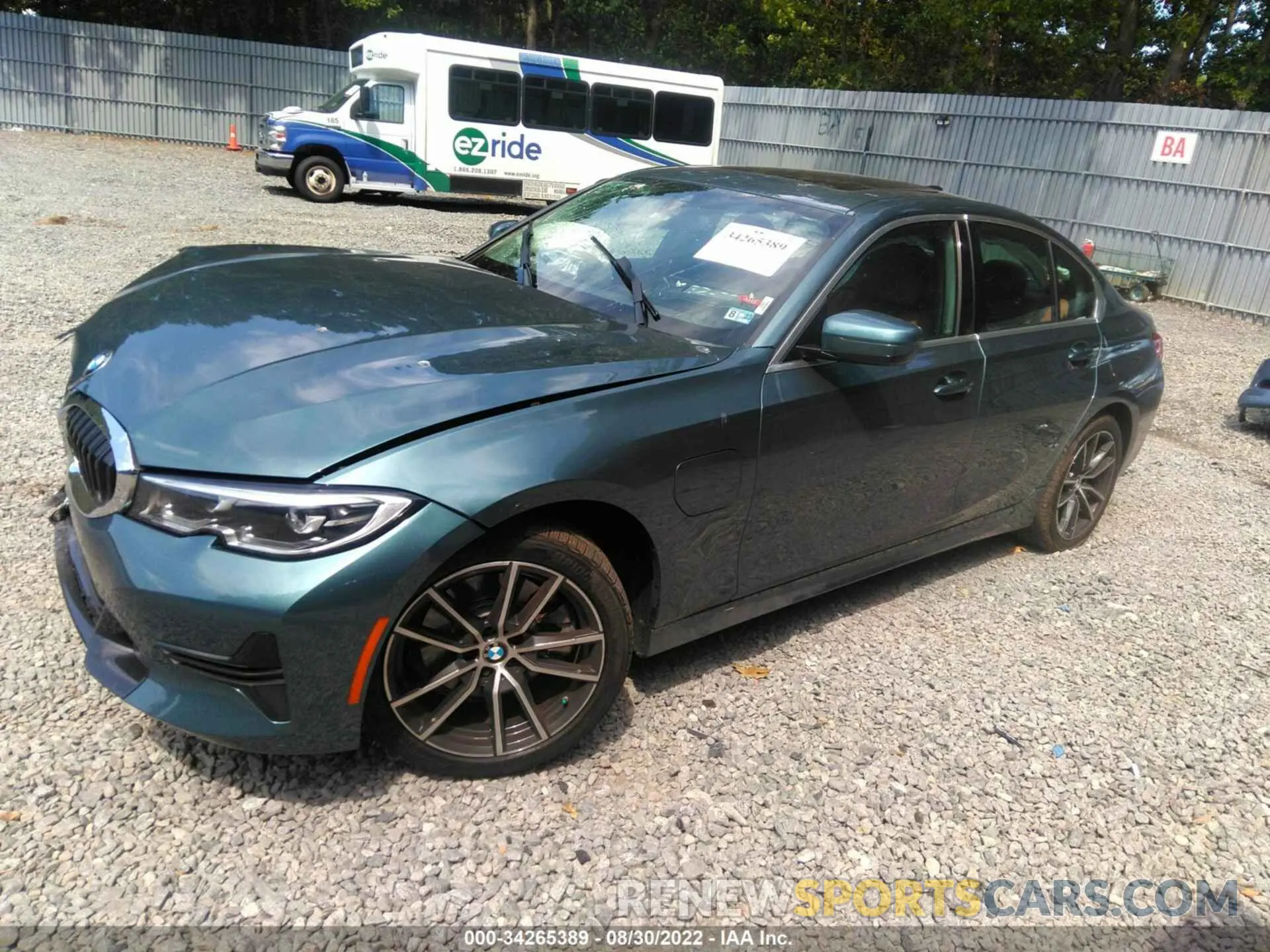 2 Фотография поврежденного автомобиля 3MW5P9J07M8C06767 BMW 3 SERIES 2021