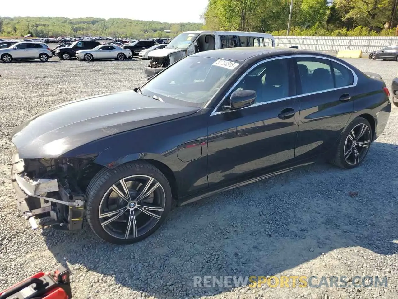 1 Photograph of a damaged car 3MW5P9J09M8C11548 BMW 3 SERIES 2021