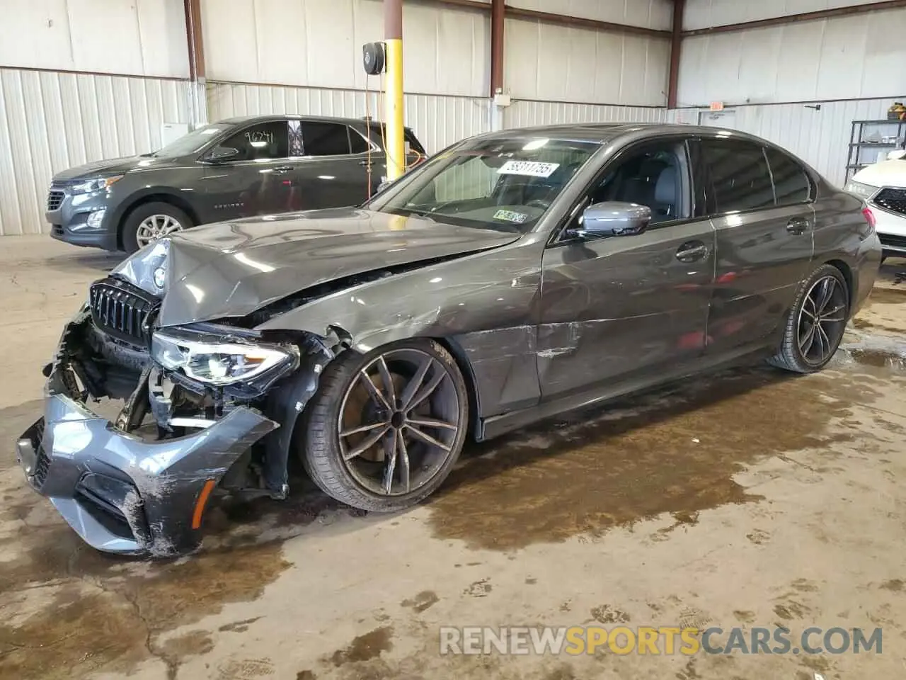 1 Photograph of a damaged car 3MW5R1J00M8B81609 BMW 3 SERIES 2021