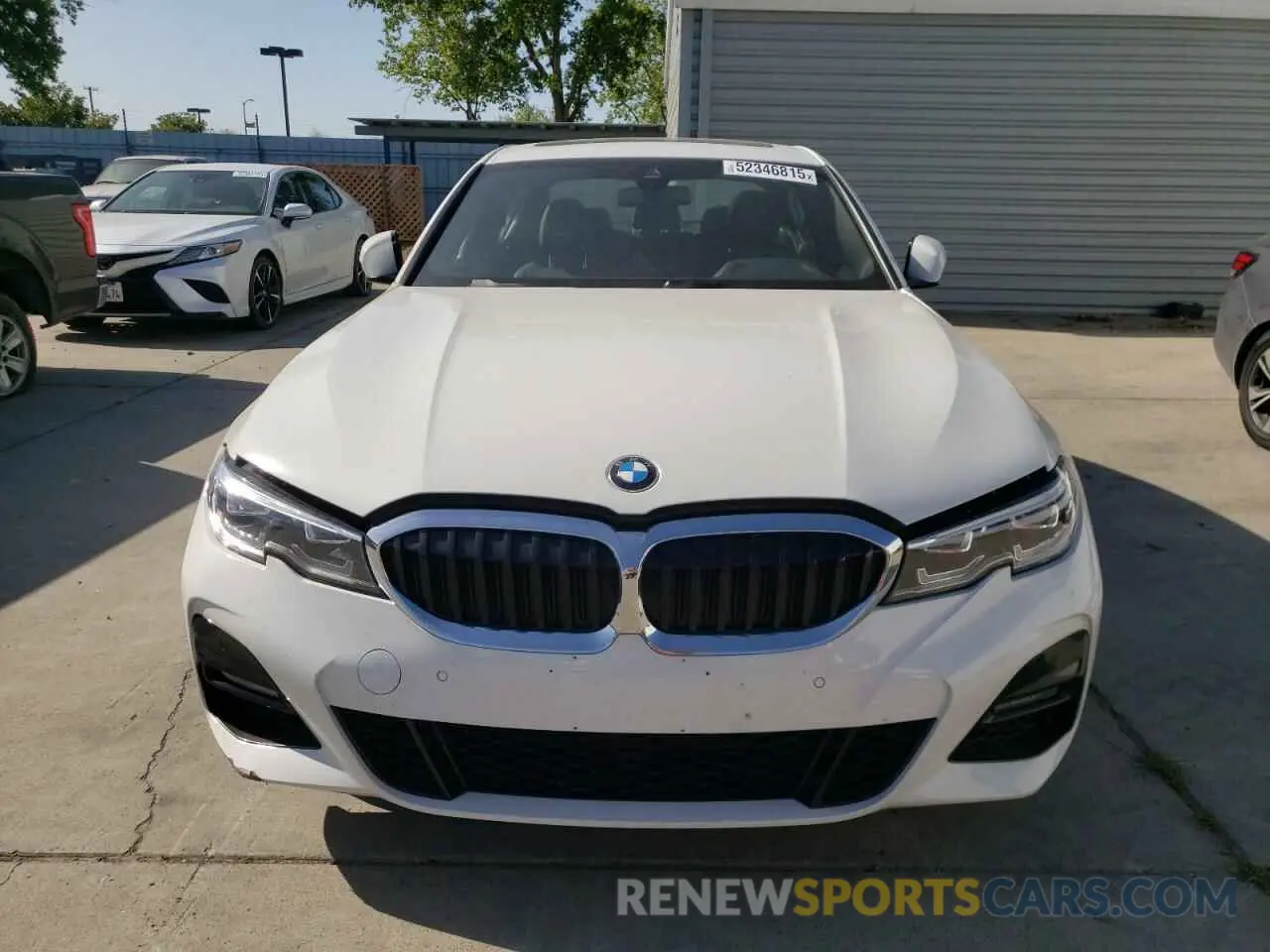 5 Photograph of a damaged car 3MW5R1J01M8B83269 BMW 3 SERIES 2021