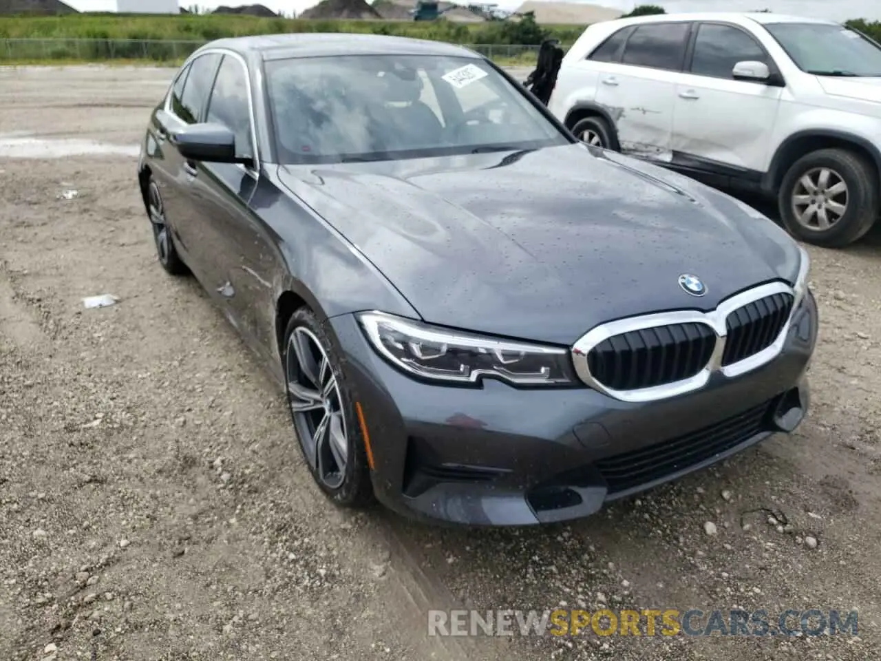 1 Photograph of a damaged car 3MW5R1J01M8B92389 BMW 3 SERIES 2021