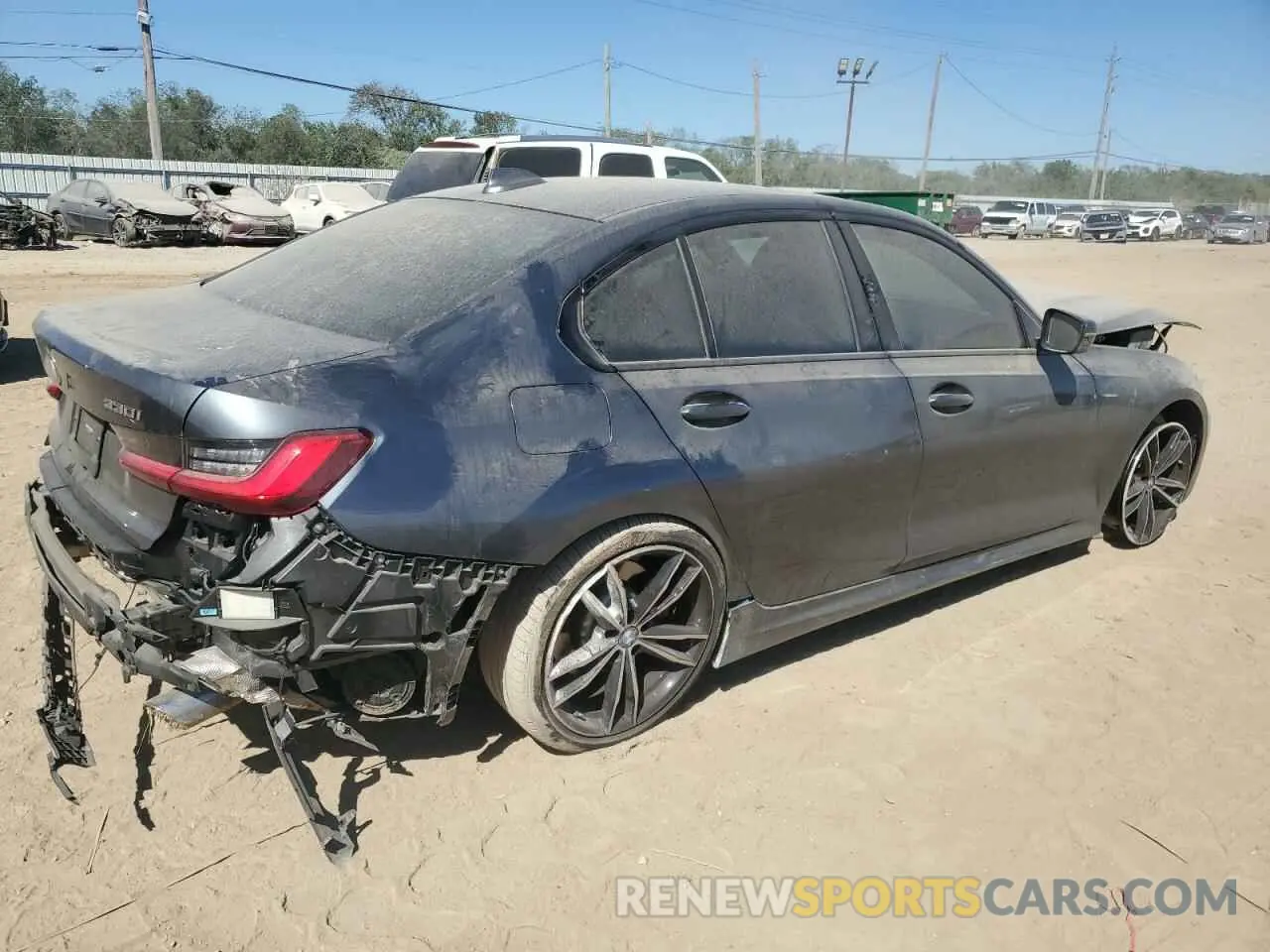 3 Photograph of a damaged car 3MW5R1J02M8C04114 BMW 3 SERIES 2021
