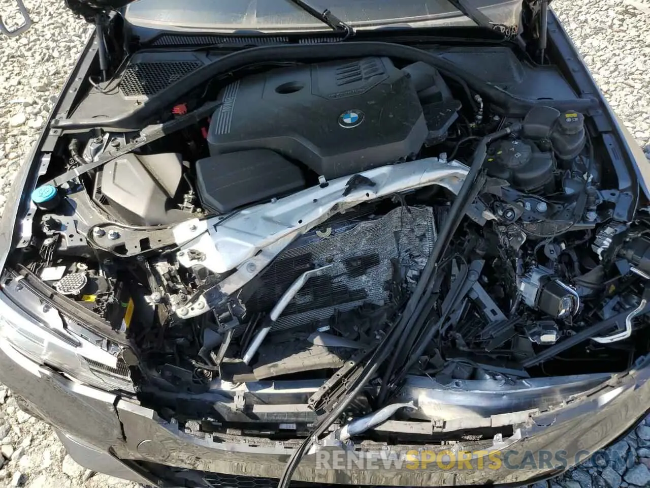 11 Photograph of a damaged car 3MW5R1J04M8B64019 BMW 3 SERIES 2021