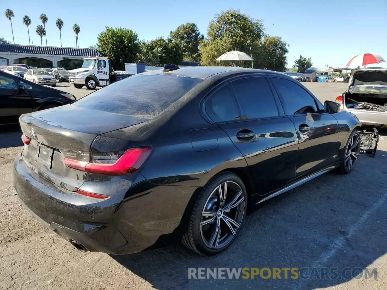 4 Фотография поврежденного автомобиля 3MW5R1J04M8B68507 BMW 3 SERIES 2021