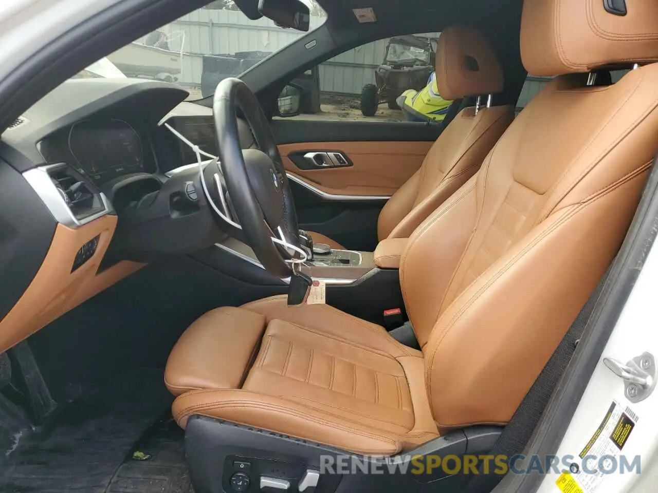 7 Фотография поврежденного автомобиля 3MW5R1J05M8B48878 BMW 3 SERIES 2021