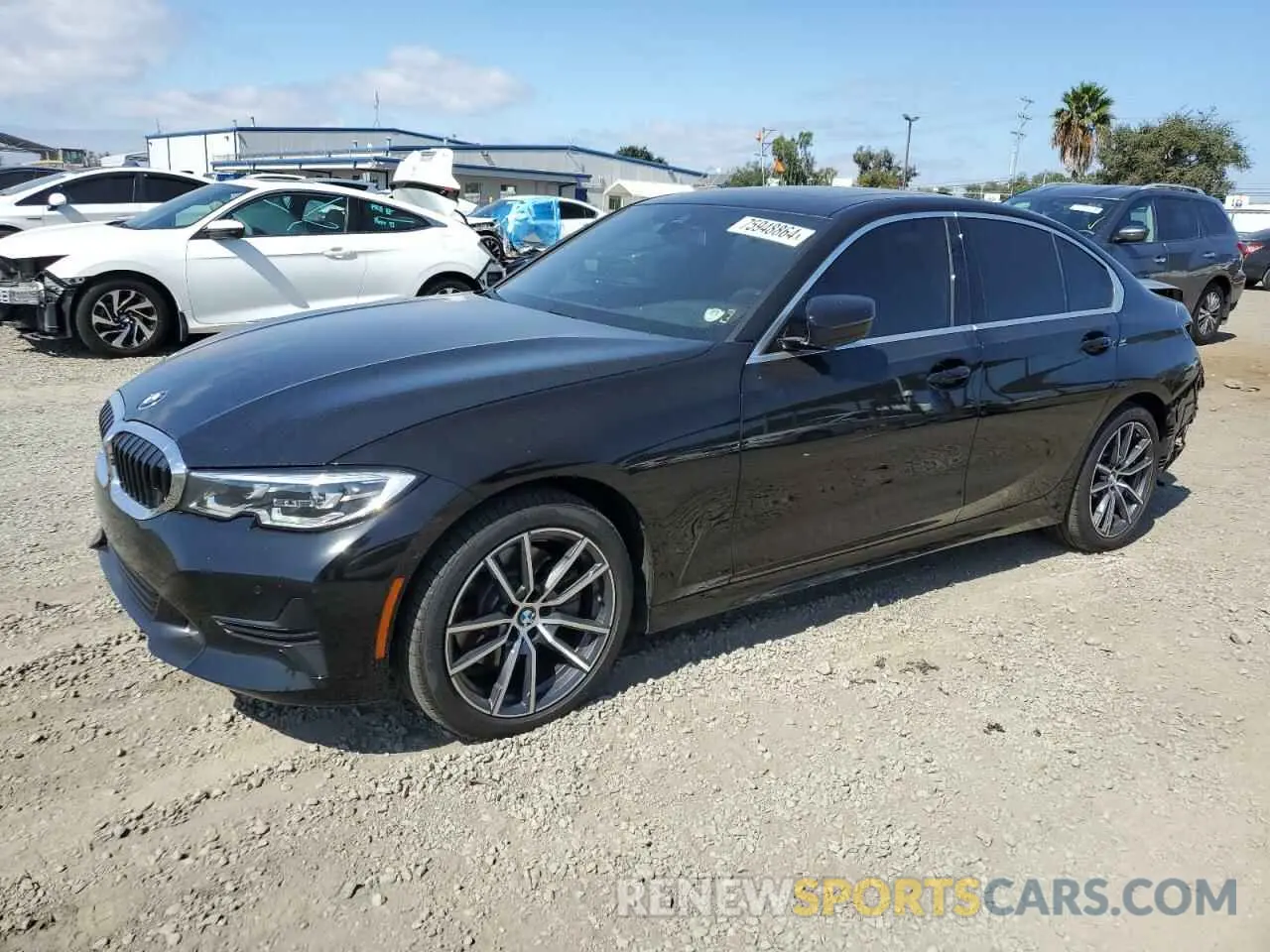 1 Photograph of a damaged car 3MW5R1J05M8B69231 BMW 3 SERIES 2021