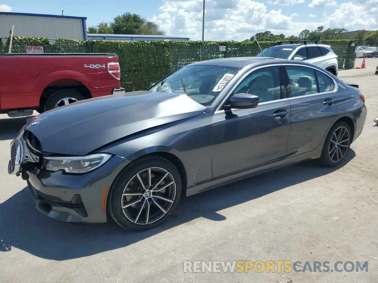 1 Фотография поврежденного автомобиля 3MW5R1J05M8B70220 BMW 3 SERIES 2021