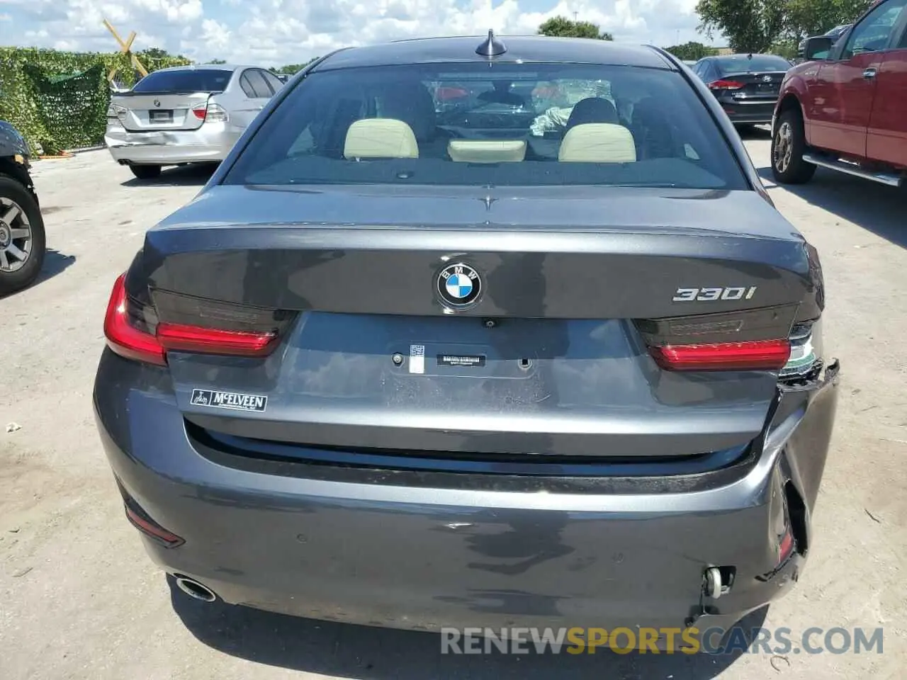 6 Фотография поврежденного автомобиля 3MW5R1J05M8B70220 BMW 3 SERIES 2021