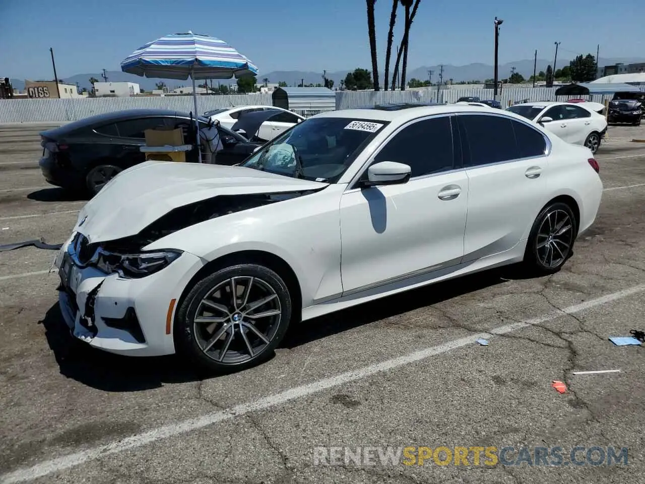 1 Photograph of a damaged car 3MW5R1J05M8B94811 BMW 3 SERIES 2021