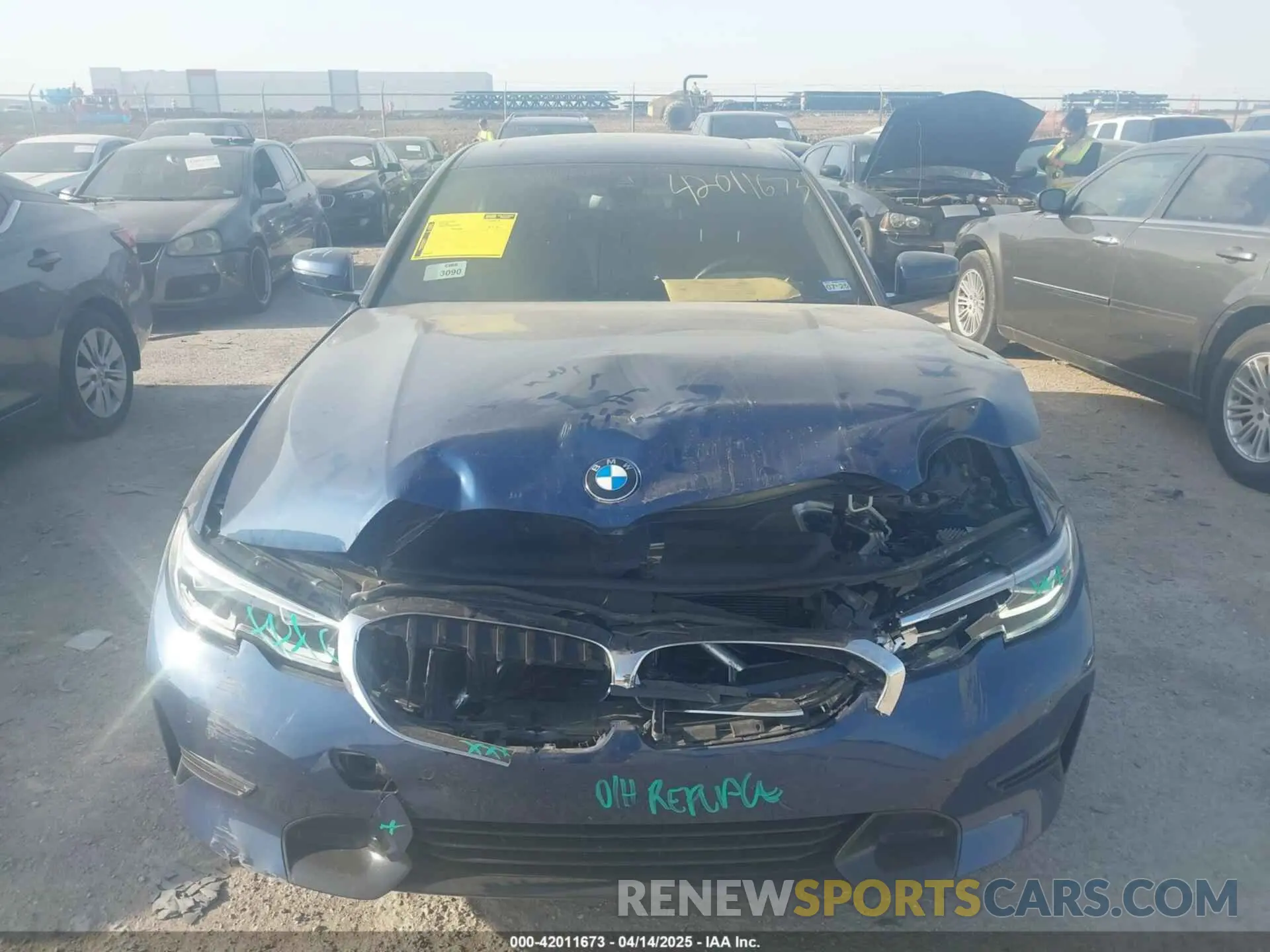 12 Фотография поврежденного автомобиля 3MW5R1J05M8C06701 BMW 3 SERIES 2021
