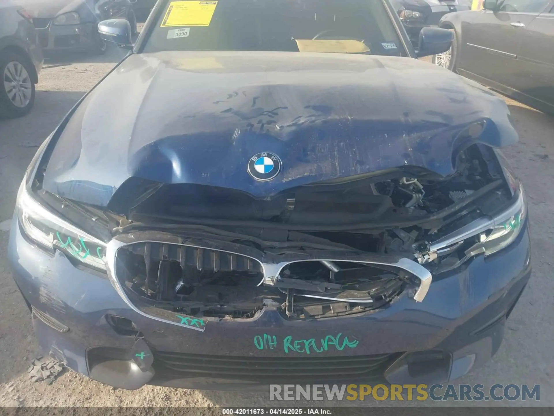 6 Фотография поврежденного автомобиля 3MW5R1J05M8C06701 BMW 3 SERIES 2021