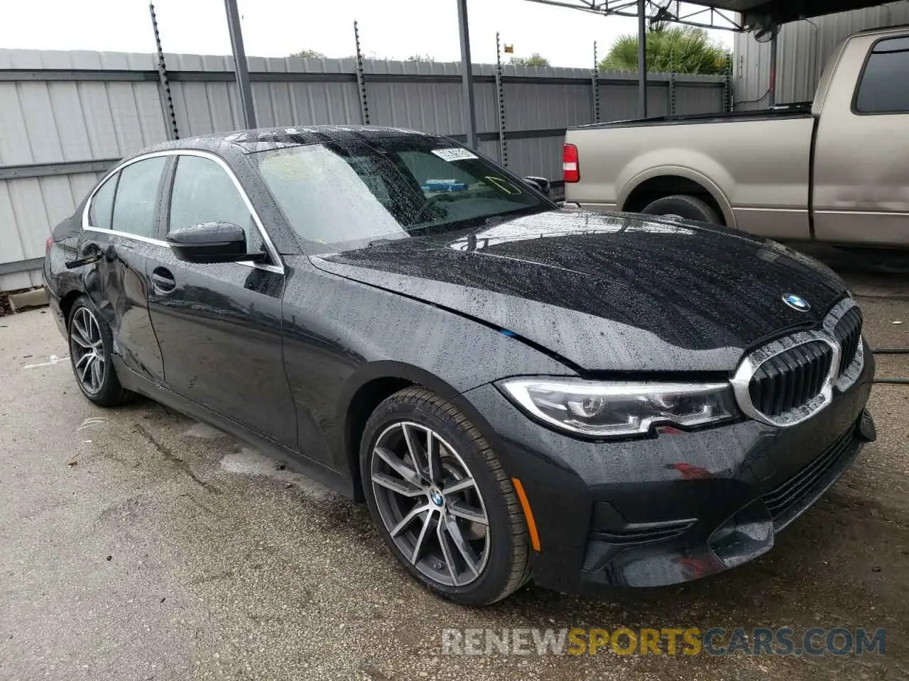1 Photograph of a damaged car 3MW5R1J05M8C07847 BMW 3 SERIES 2021