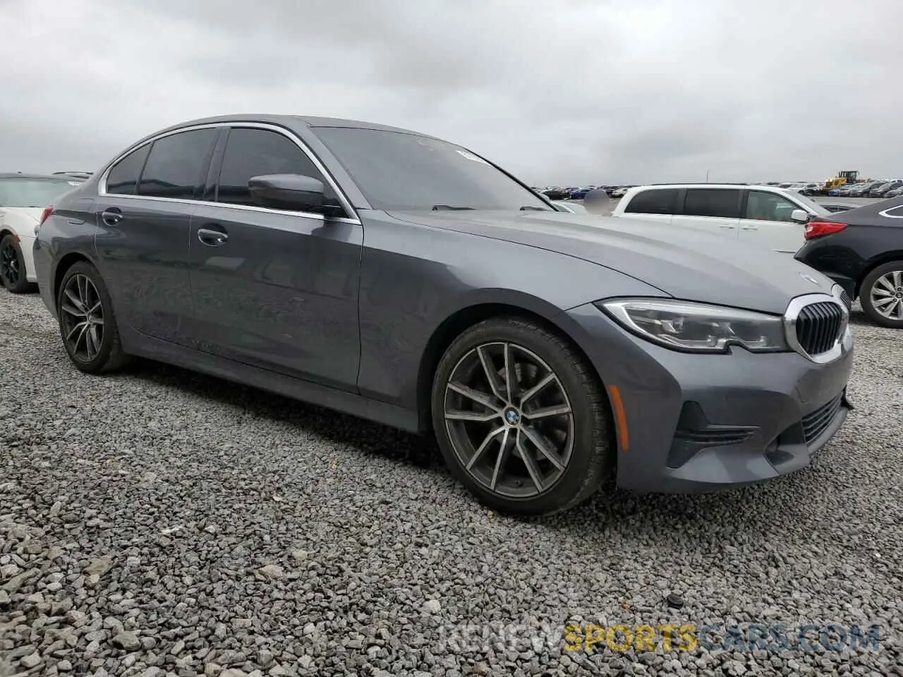 4 Фотография поврежденного автомобиля 3MW5R1J05M8C17195 BMW 3 SERIES 2021