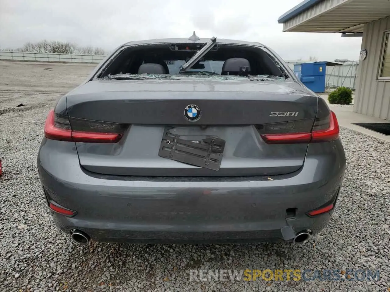 6 Фотография поврежденного автомобиля 3MW5R1J05M8C17195 BMW 3 SERIES 2021
