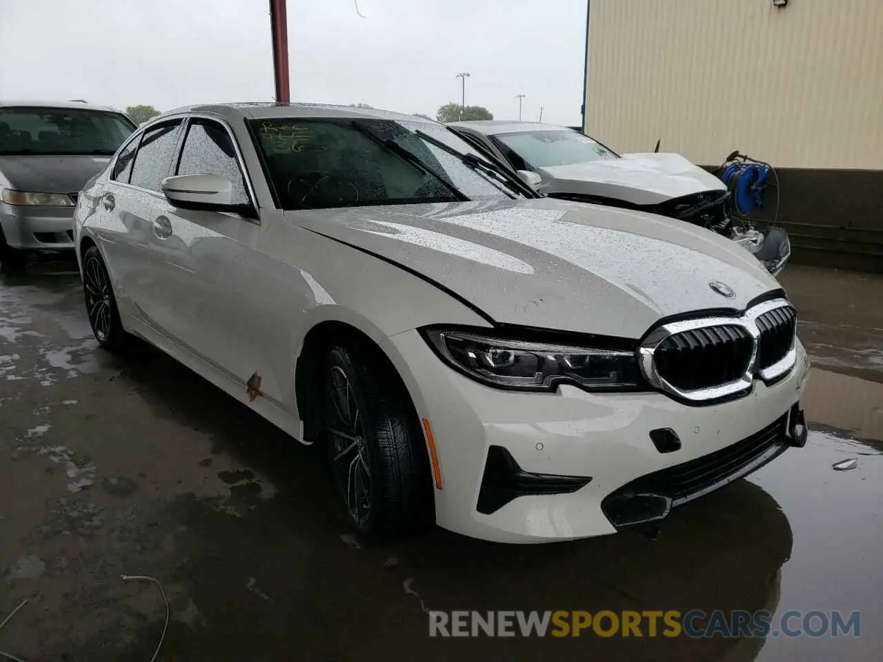 1 Photograph of a damaged car 3MW5R1J06M8B49070 BMW 3 SERIES 2021