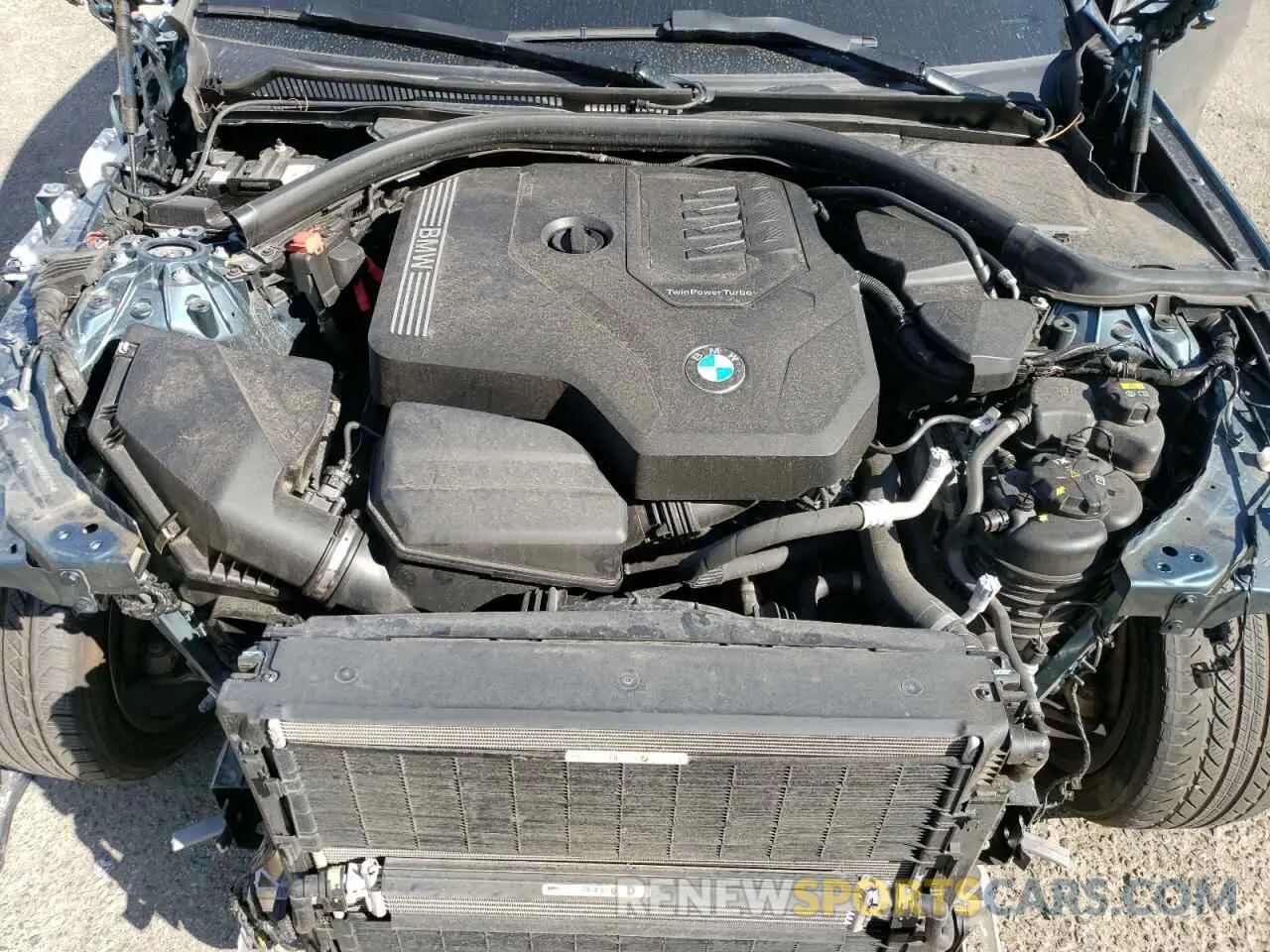 11 Фотография поврежденного автомобиля 3MW5R1J06M8B58299 BMW 3 SERIES 2021
