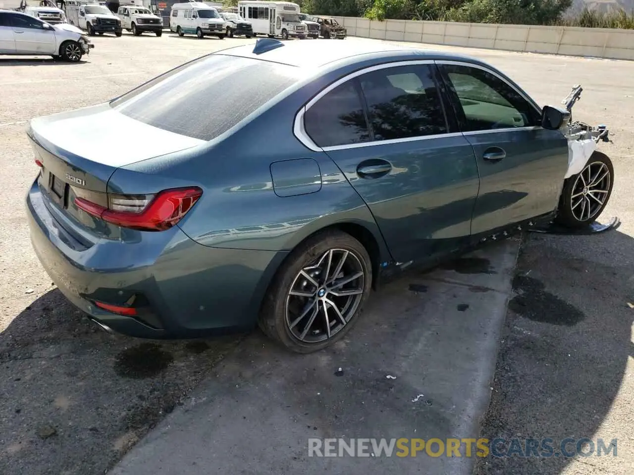 3 Фотография поврежденного автомобиля 3MW5R1J06M8B58299 BMW 3 SERIES 2021