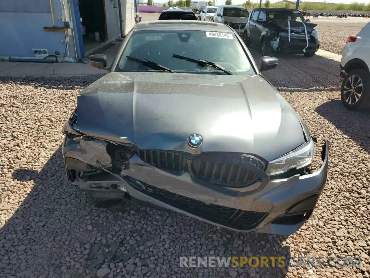 5 Фотография поврежденного автомобиля 3MW5R1J06M8B67021 BMW 3 SERIES 2021