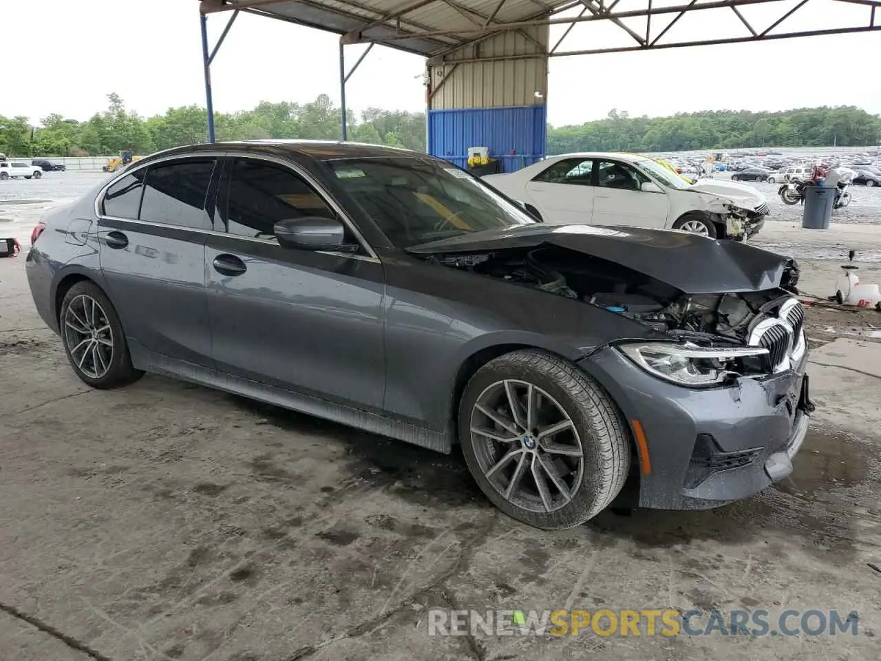 4 Фотография поврежденного автомобиля 3MW5R1J06M8B87723 BMW 3 SERIES 2021