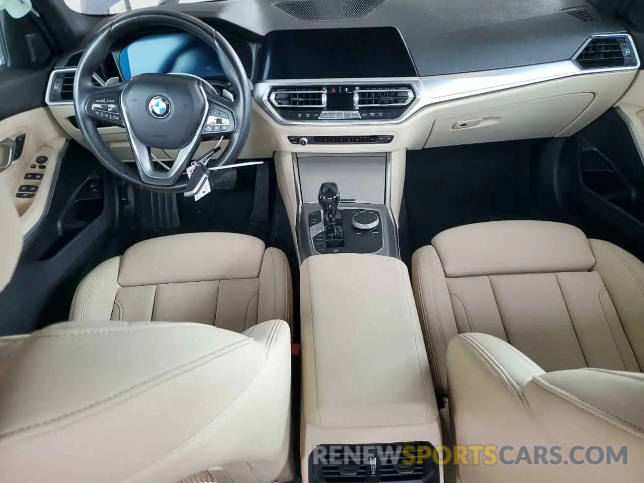 8 Фотография поврежденного автомобиля 3MW5R1J07M8B86693 BMW 3 SERIES 2021