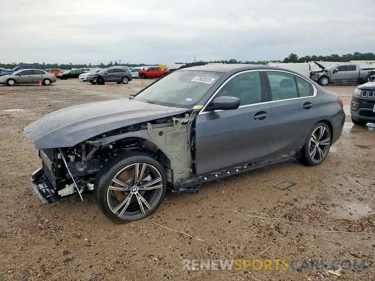 1 Фотография поврежденного автомобиля 3MW5R1J08M8B48101 BMW 3 SERIES 2021