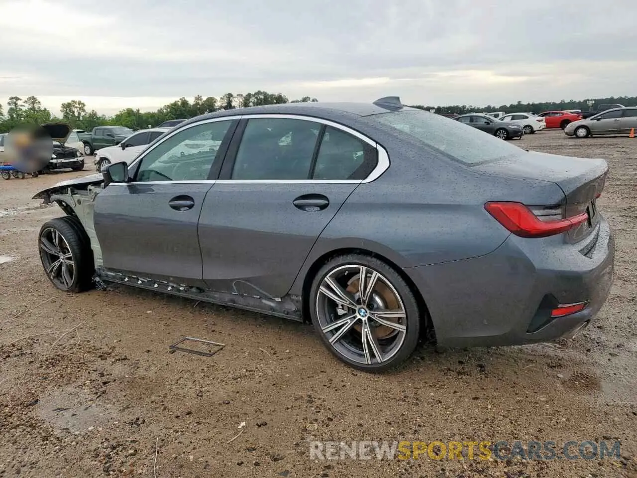 2 Фотография поврежденного автомобиля 3MW5R1J08M8B48101 BMW 3 SERIES 2021
