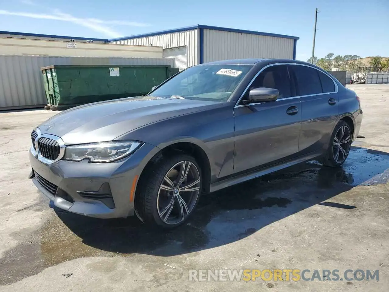 1 Фотография поврежденного автомобиля 3MW5R1J08M8B68719 BMW 3 SERIES 2021