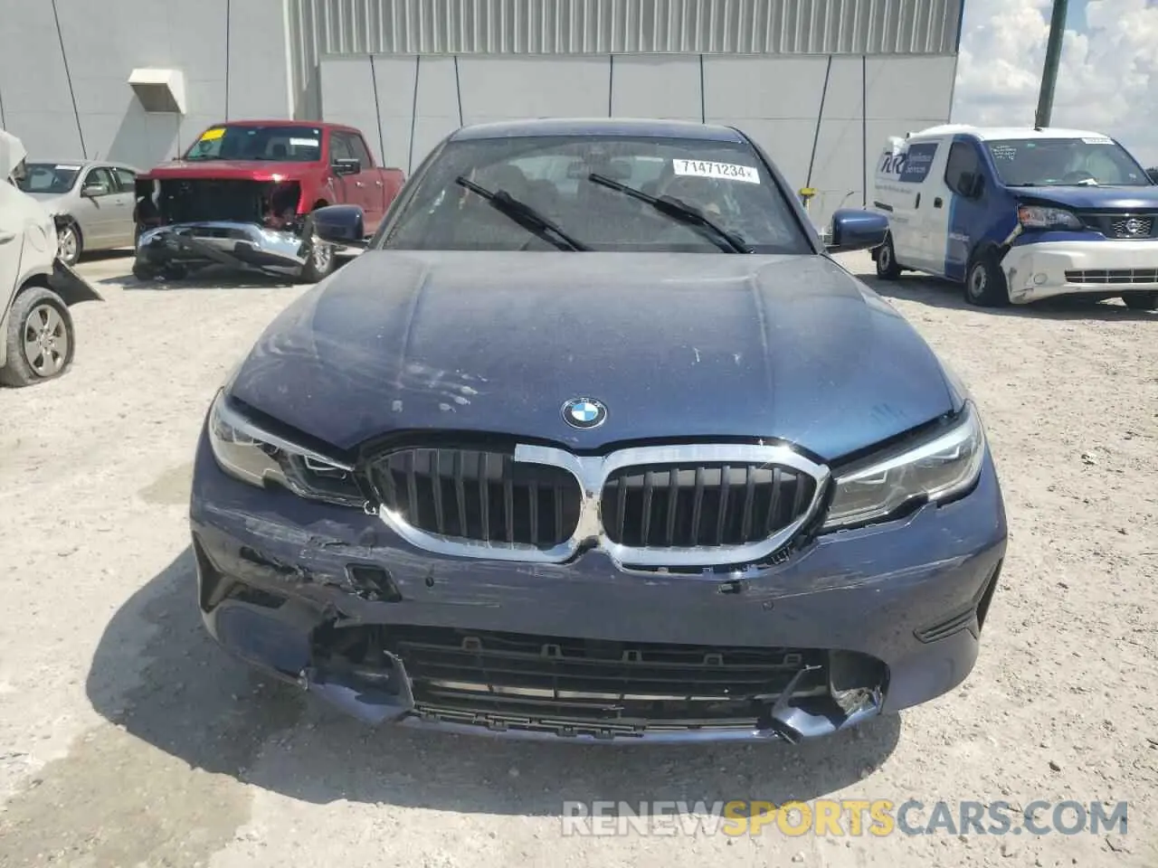 5 Photograph of a damaged car 3MW5R1J08M8B97931 BMW 3 SERIES 2021