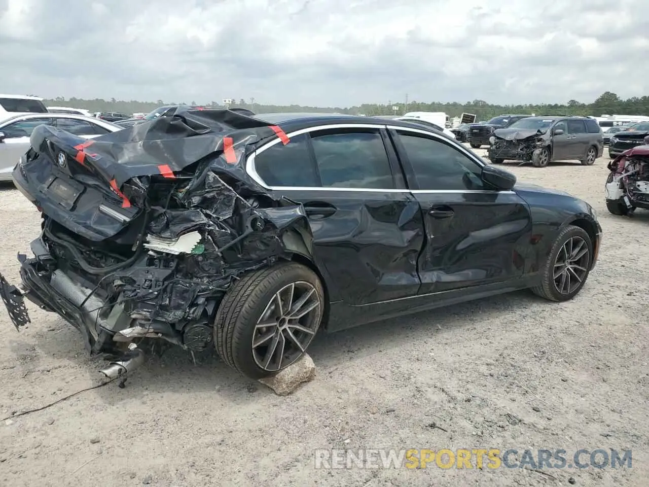 3 Photograph of a damaged car 3MW5R1J08M8C05493 BMW 3 SERIES 2021