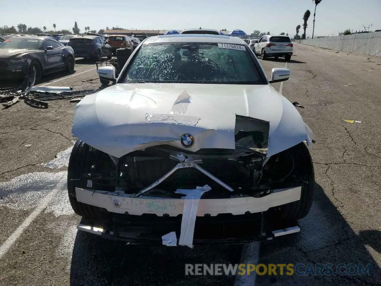 5 Photograph of a damaged car 3MW5R1J08M8C09270 BMW 3 SERIES 2021