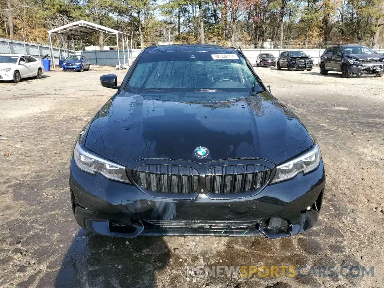 5 Фотография поврежденного автомобиля 3MW5R1J09M8C17328 BMW 3 SERIES 2021