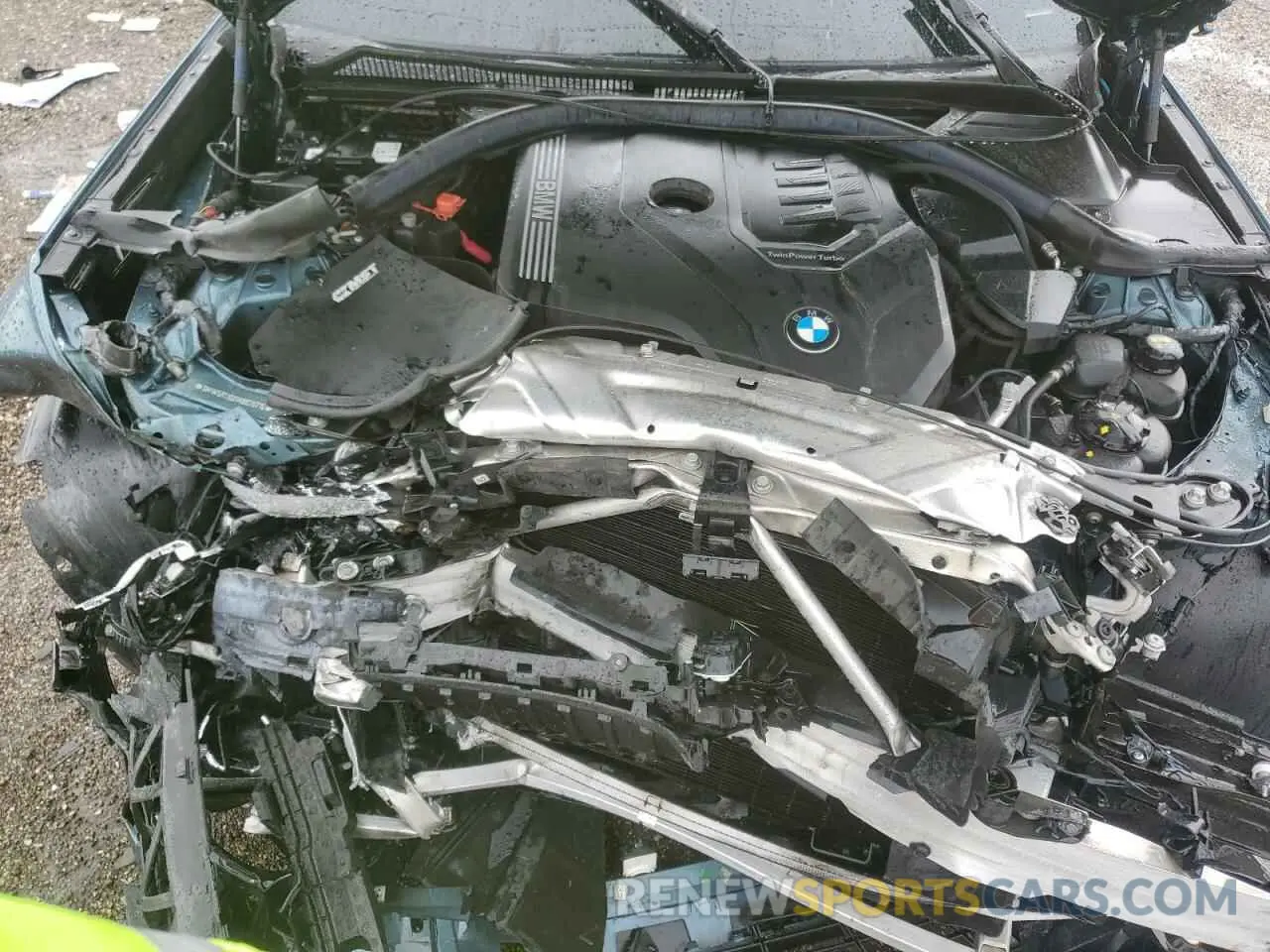 11 Фотография поврежденного автомобиля 3MW5R1J0XM8B70715 BMW 3 SERIES 2021