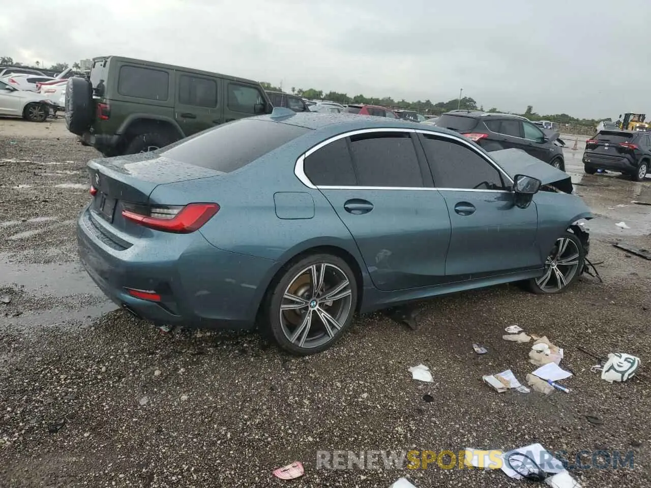 3 Фотография поврежденного автомобиля 3MW5R1J0XM8B70715 BMW 3 SERIES 2021