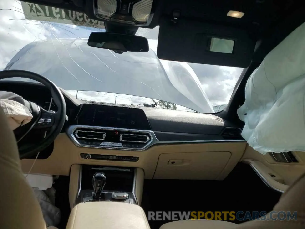 8 Фотография поврежденного автомобиля 3MW5R1J0XM8B81567 BMW 3 SERIES 2021