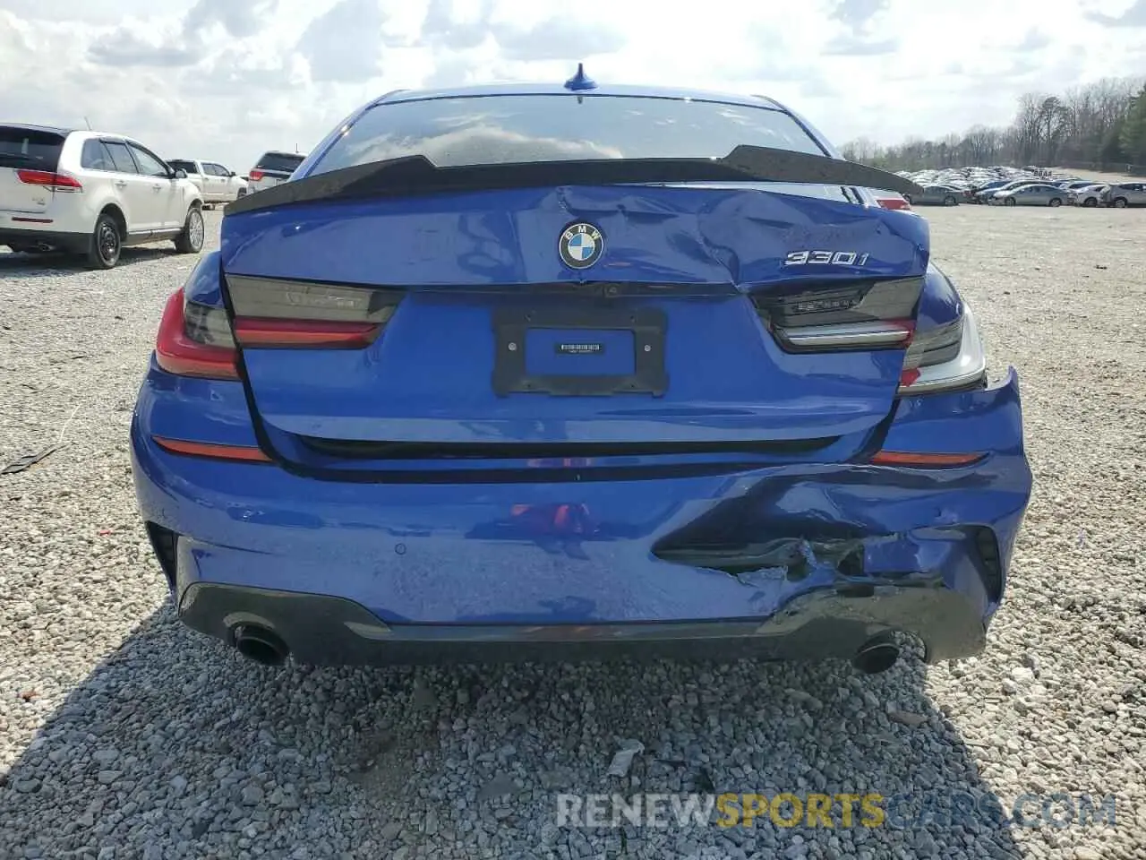 6 Photograph of a damaged car 3MW5R1J0XM8C03213 BMW 3 SERIES 2021