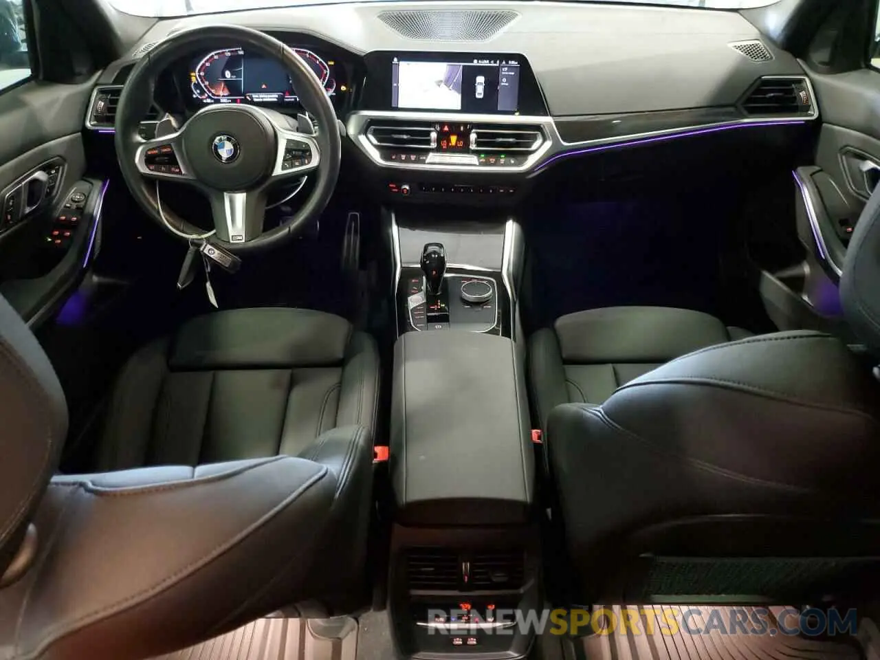 8 Photograph of a damaged car 3MW5R1J0XM8C10677 BMW 3 SERIES 2021