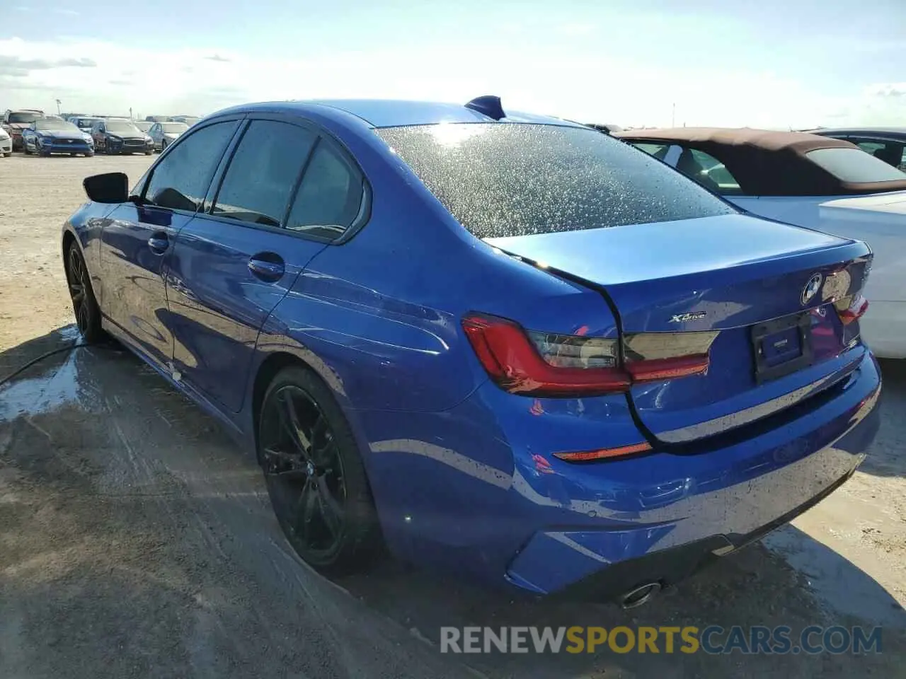 2 Фотография поврежденного автомобиля 3MW5R7J00M8B95416 BMW 3 SERIES 2021